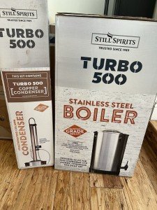 Turbo 500 Copper Condenser and Steel Boiler Set