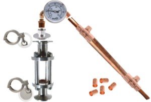2" Tri Clamp Sight Glass Copper Distillation Kit