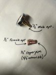Copper Moonshine Still Kit with Thermometer