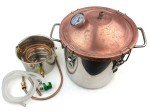 1.5 Gallon Copper Lid Pot Still Distillery Kit
