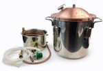 1.5 Gallon Copper Lid Pot Still Distillery Kit