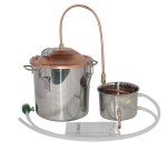 1.5 Gallon Copper Lid Pot Still Distillery Kit