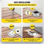 VEVOR 24-Pack Solar Driveway Lights - White