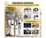 VEVOR 50L Water Alcohol Distiller Brewing Kit