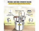 VEVOR 50L Water Alcohol Distiller Brewing Kit