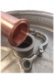 2" Copper Tri Clamp Still Adapter for Kegs