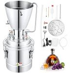 VEVOR 13 Gal Alcohol Distiller Kit with Thermometer