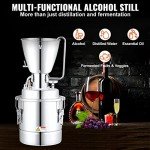 VEVOR 13 Gal Alcohol Distiller Kit with Thermometer
