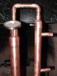 Copper Moonshine Still with E-85 Reflux System