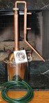 Copper Moonshine Still with E-85 Reflux System