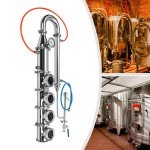 4" Stainless Steel Moonshine Still with Copper Plate