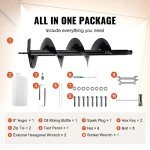 Gas Powered Post Hole Digger with 8" Auger