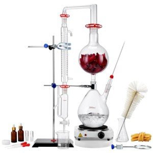 VEVOR 2000ml Essential Oil Distillation Kit