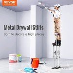 VEVOR Adjustable Aluminum Stilts with Knee Pads