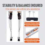 VEVOR Adjustable Aluminum Stilts with Knee Pads