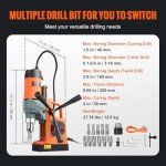 VEVOR Magnetic Core Drilling Kit 1300W 40mm