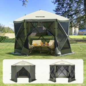 VEVOR 10x10FT Pop Up Screen Tent Canopy