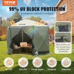 VEVOR 10x10FT Pop Up Screen Tent Canopy