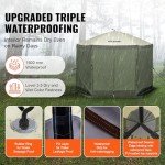 VEVOR 10x10FT Pop Up Screen Tent Canopy
