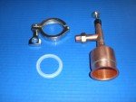 Copper Moonshine Still Kit Topper with Thermometer
