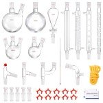 VEVOR 32-Piece Lab Distillation Kit for Oils