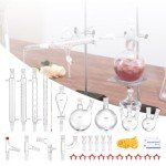 VEVOR 32-Piece Lab Distillation Kit for Oils