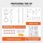 VEVOR 29-Piece Glass Distillation Kit for Essential Oils