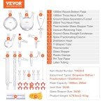 VEVOR 29-Piece Glass Distillation Kit for Essential Oils