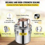 VEVOR 8 Gallon Stainless Steel Alcohol Still