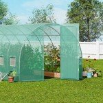 VEVOR 19.4' Walk-in Tunnel Greenhouse Kit