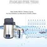 6L Stainless Steel Water Distiller with Timer