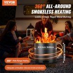 Portable Smokeless Fire Pit for Outdoor Fun