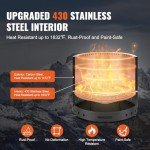 Portable Smokeless Fire Pit for Outdoor Fun