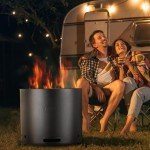 Portable Smokeless Fire Pit for Outdoor Fun