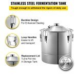 VEVOR 50L Stainless Steel Alcohol Distillation Kit