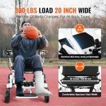 VEVOR Electric Wheelchair - Lightweight & Foldable