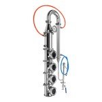 4" Stainless Steel Moonshine Still Column with Copper