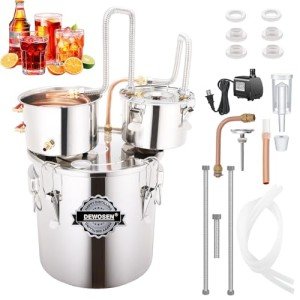 DEWOSEN 8 GAL Distillery Kit with Thumper & Pump