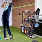 VEVOR Golf Bag Storage Organizer - Black