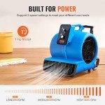 VEVOR Portable Blower Fan for Fast Drying