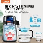 VEVOR 4L Stainless Steel Water Distiller