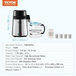 VEVOR 4L Stainless Steel Water Distiller