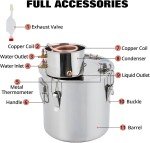 3Gal Alcohol Still Distillery Kit with Copper Tube