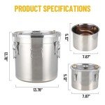 13 Gal Stainless Steel Distillery Kit with Copper Tubing