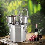 13 Gal Stainless Steel Distillery Kit with Copper Tubing