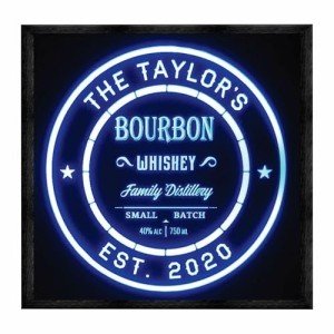 Personalized Bourbon Whiskey LED Sign for Distilleries