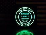 Personalized Bourbon Whiskey LED Sign for Distilleries