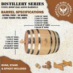 2.5 Gallon Oak Aging Barrel Kit with Stand