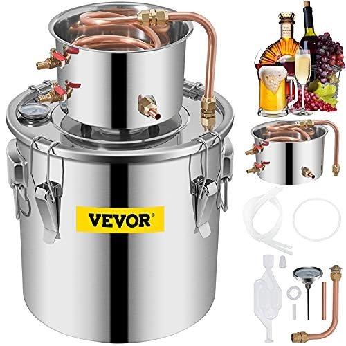 VEVOR 5Gal Stainless Steel Alcohol Distillery Kit