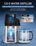 Home Water Distiller with Glass Container, 4L